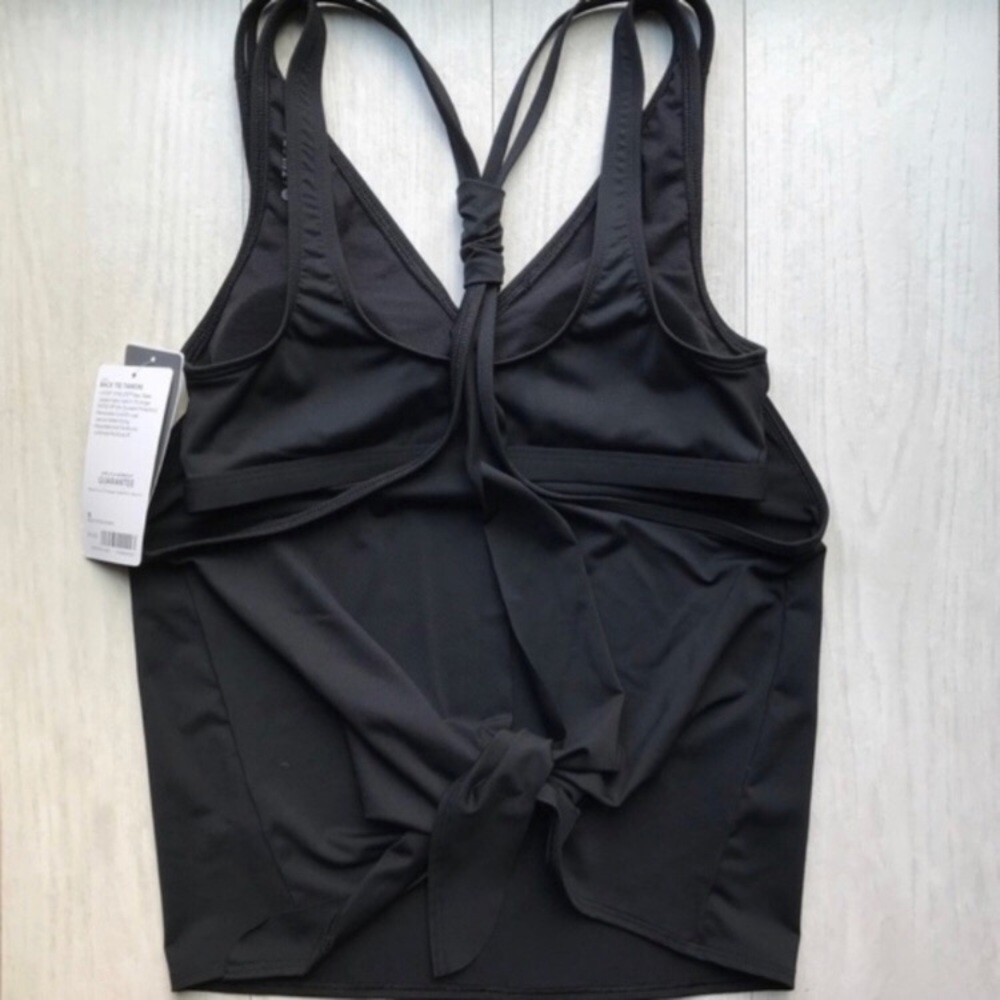 S/M/L⭐️Athleta Tankini Back Tie Swim Top NWT - Picture 3 of 8